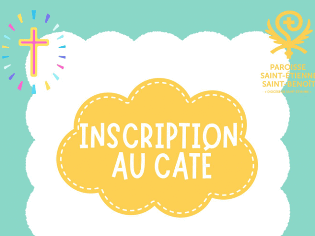 La rentrée, c’est aussi au caté !