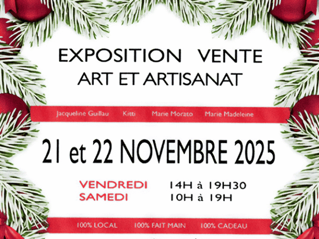 Exposition / Vente – Art et Artisanat