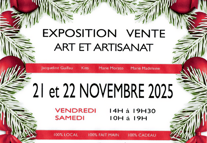 Lire la suite à propos de l’article Exposition / Vente – Art et Artisanat