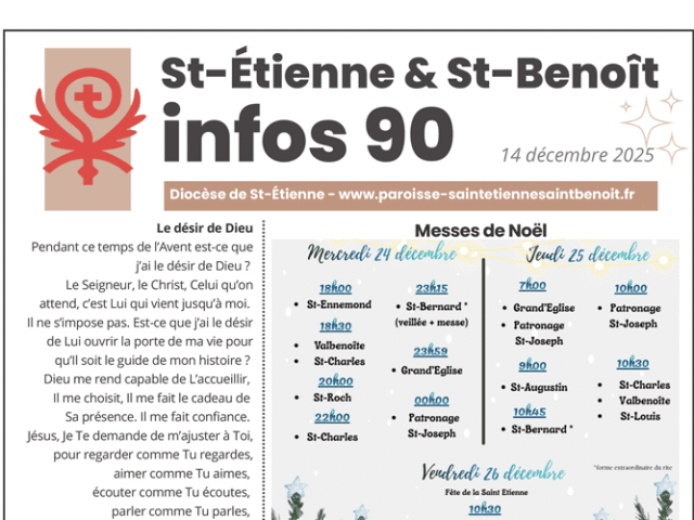 Bulletin Paroissial du 14 décembre 2025 – n°90