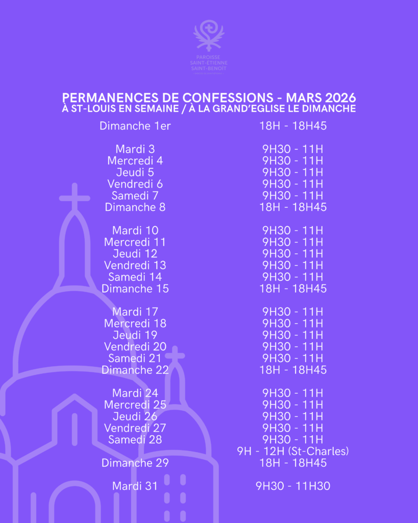 Confessions Mars 2026