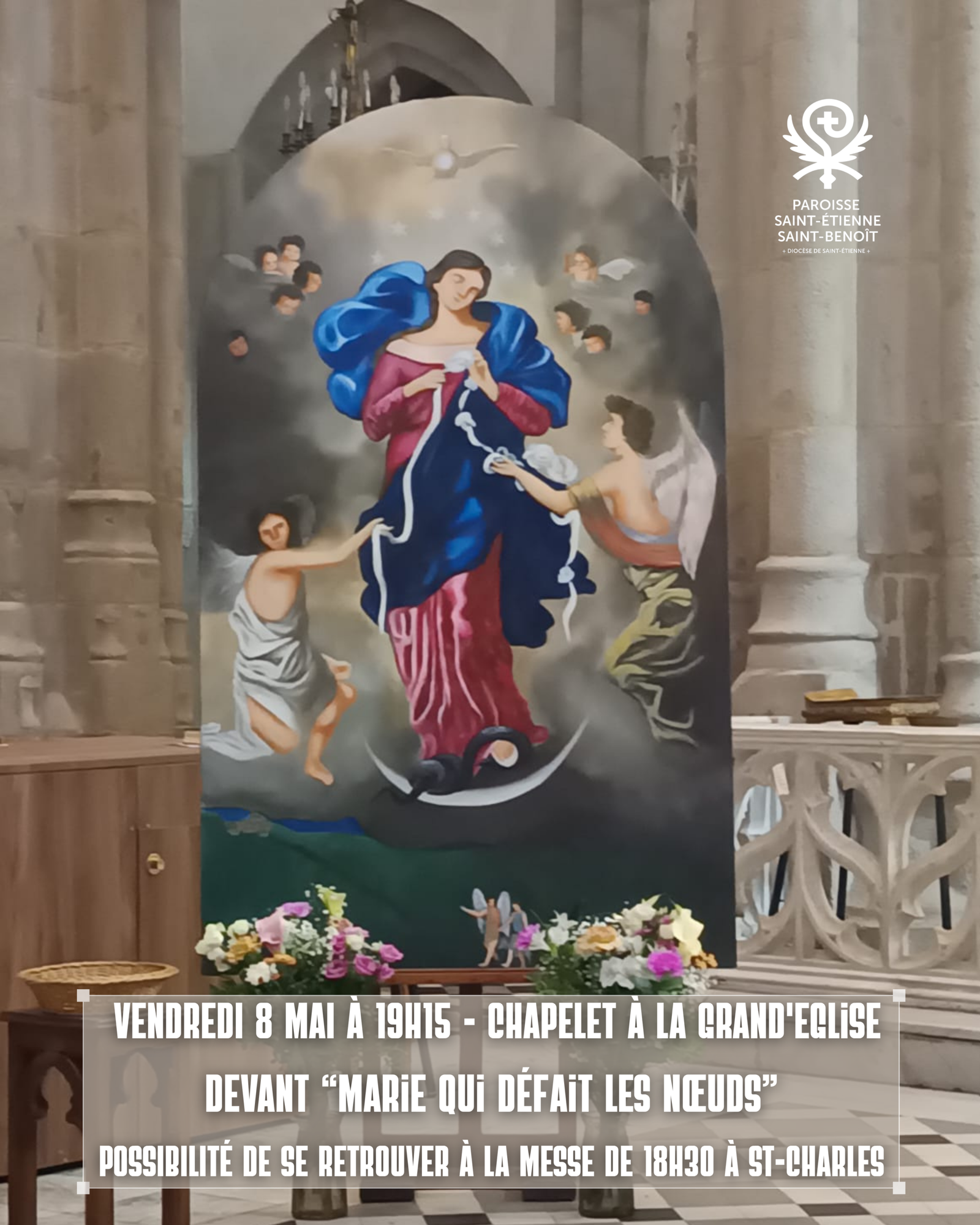 Lire la suite à propos de l’article Chapelet à Marie qui Défait les Nœuds