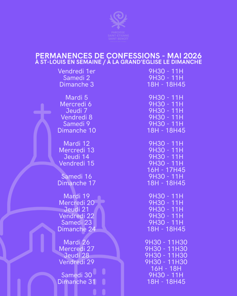 Confessions Mai 2026