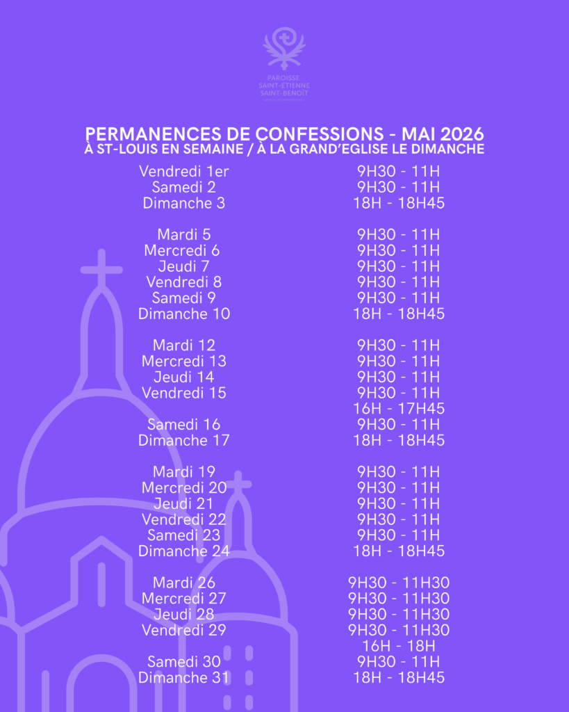 Confessions Mai 2026