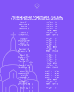 Confession – Juin 2026