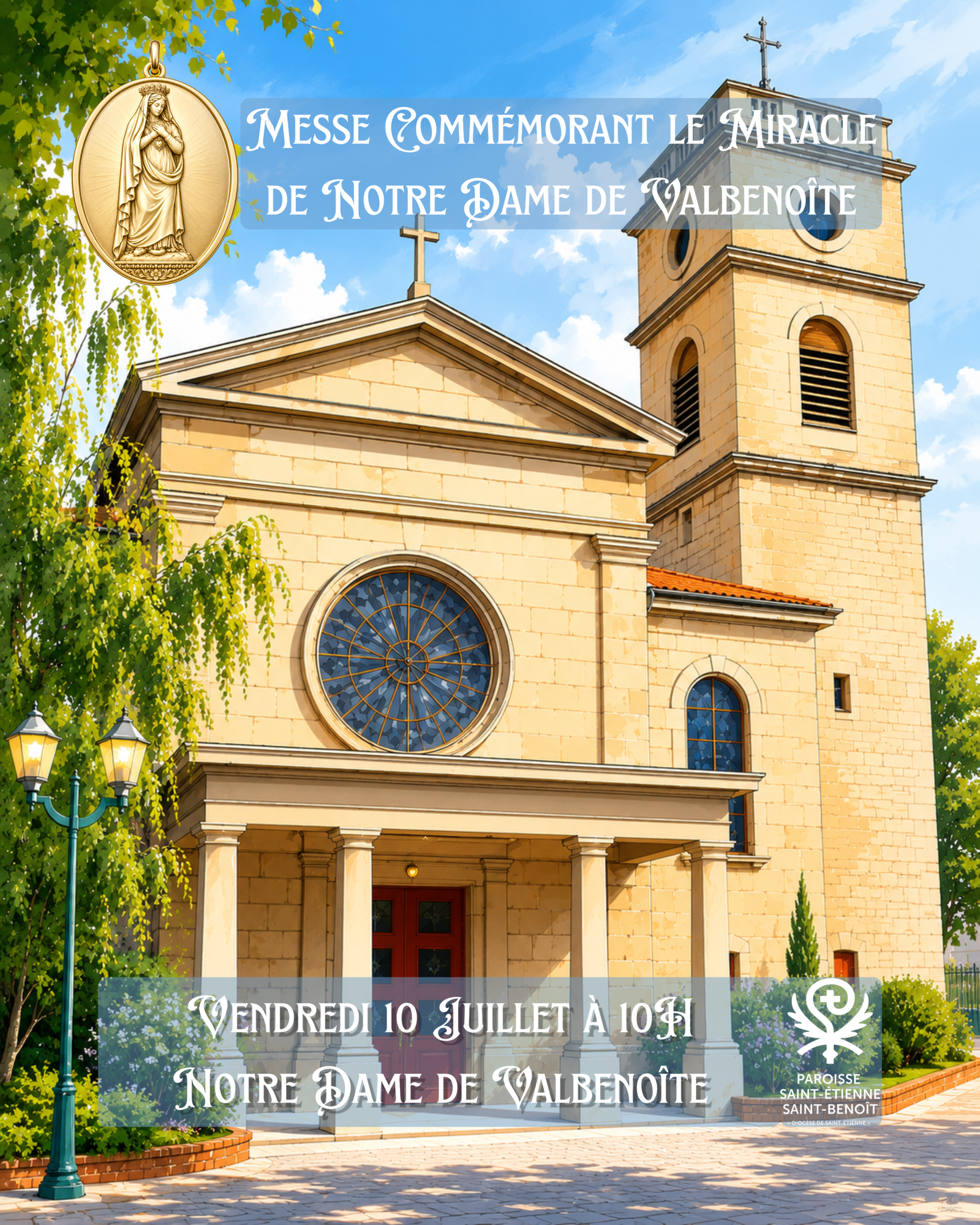 Lire la suite à propos de l’article Messe commémorant le miracle de Notre Dame de Valbenoîte